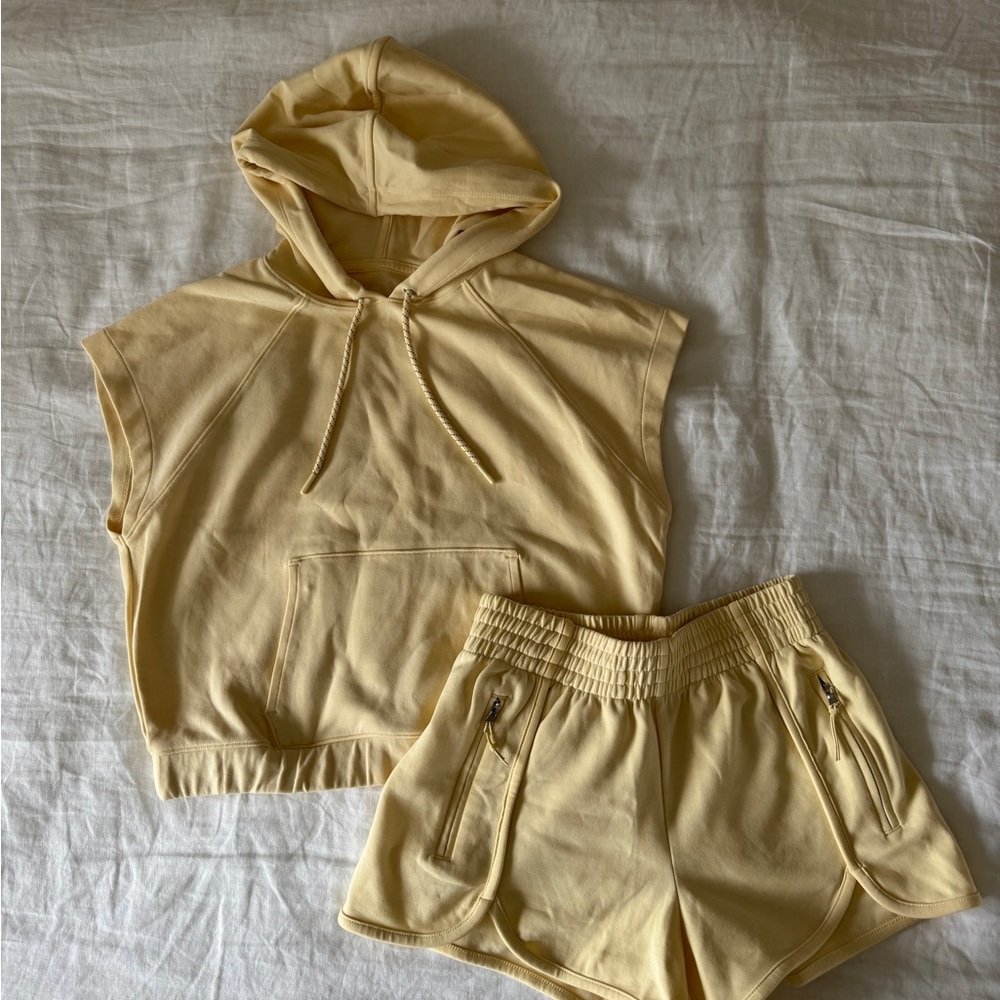 Old Navy Butter Yellow Lounge Set